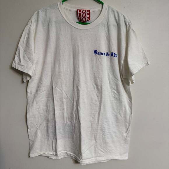 Nicolas Jaar Banco De No Lucky Caard 2017 Tour Exclusive T-Shirt - Picture 1 of 4